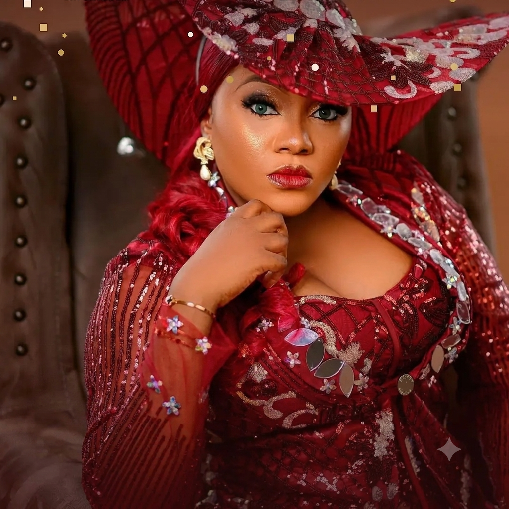 Adaora Igbo, founder of The Cagzin Experience, in a red statement look