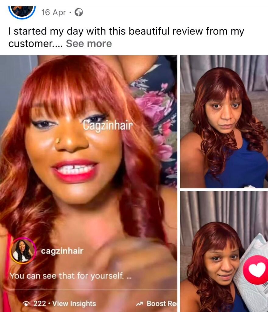 Customer review screenshot — The Cagzin Experience